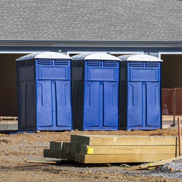 do you offer hand sanitizer dispensers inside the porta potties in Rexford New York